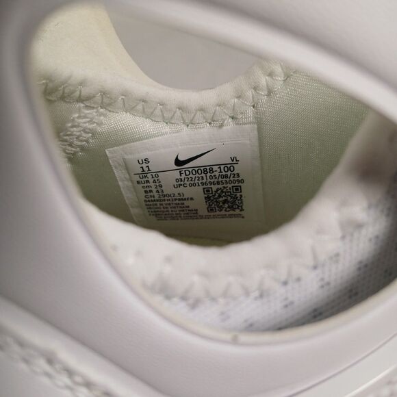 Nike Force Savage Elite 2 Lacrosse Cleats White/Gold Men’s 11 New High Top Shoe - Picture 10 of 11